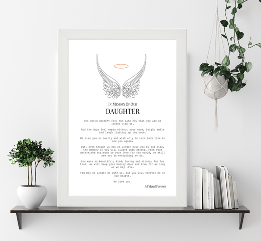 In Memory of Daughter