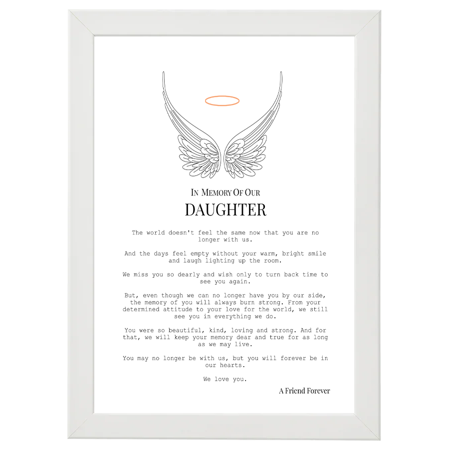 In Memory of Daughter