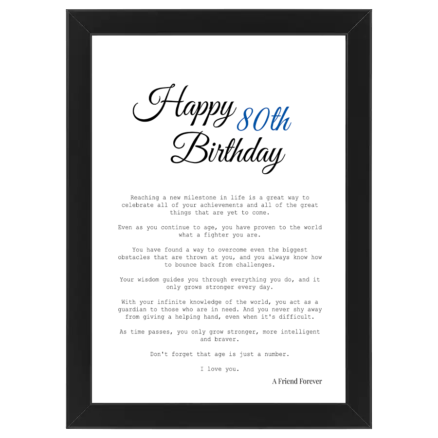 Birthday (80th)