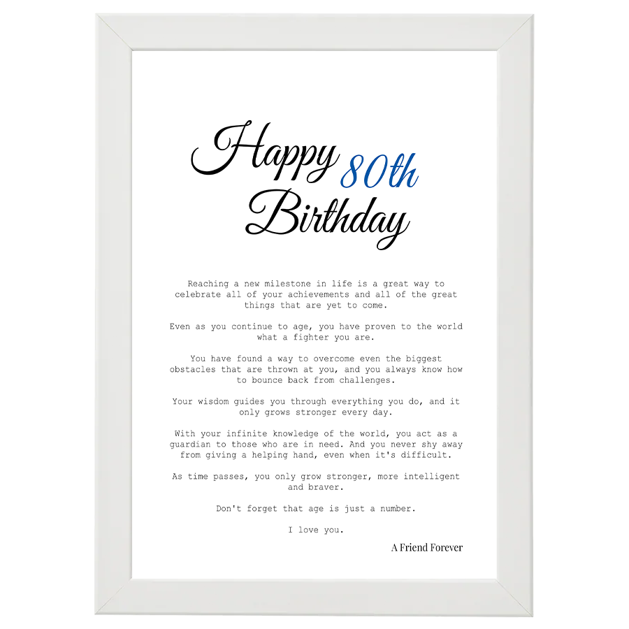 Birthday (80th)
