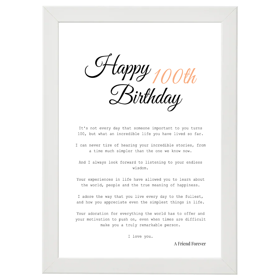 Birthday (100th)