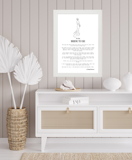 Bride to Be (from Friend)