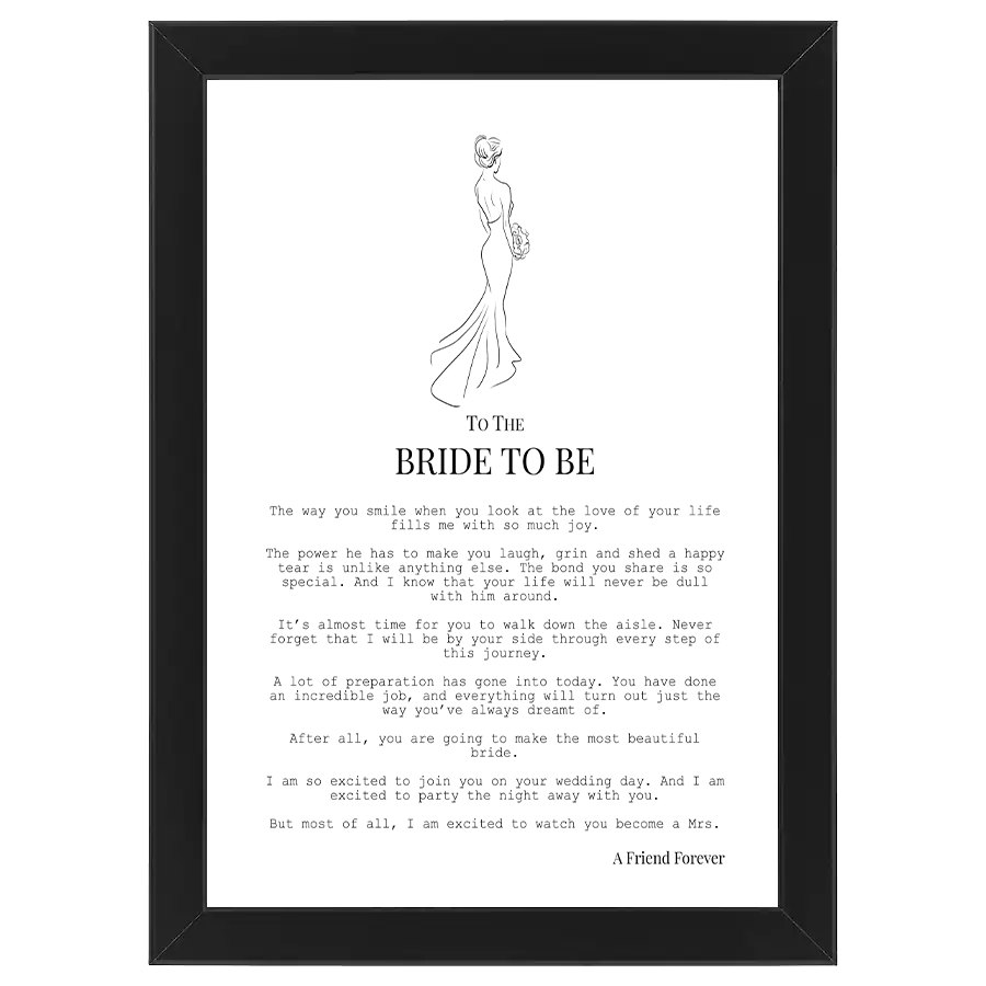 Bride to Be (from Friend)