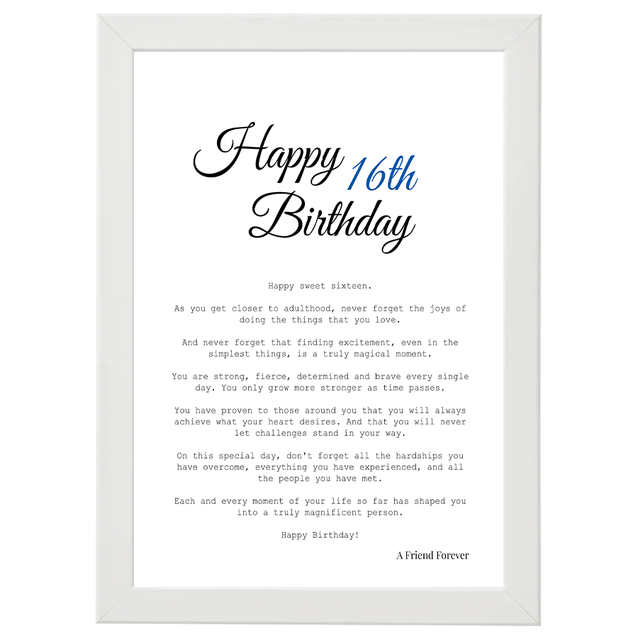 Birthday (16th)