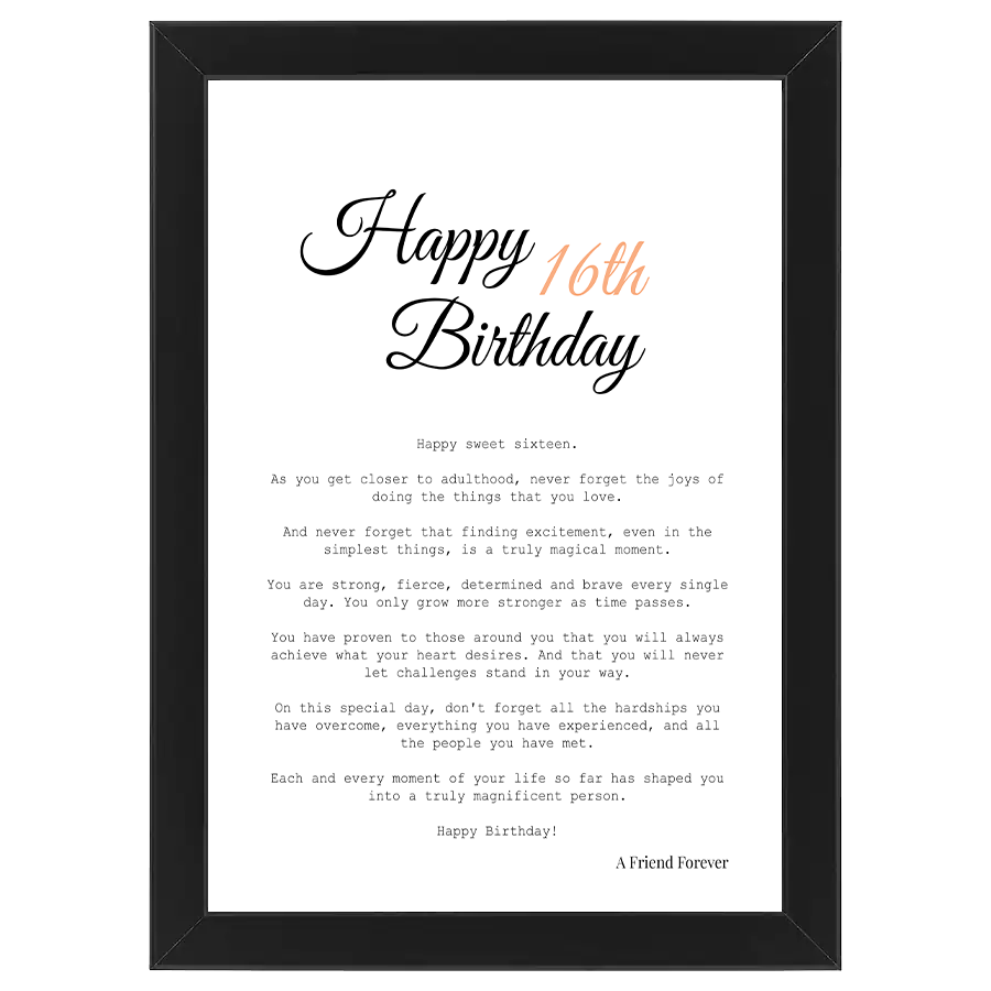 Birthday (16th)
