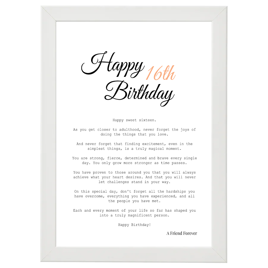 Birthday (16th)