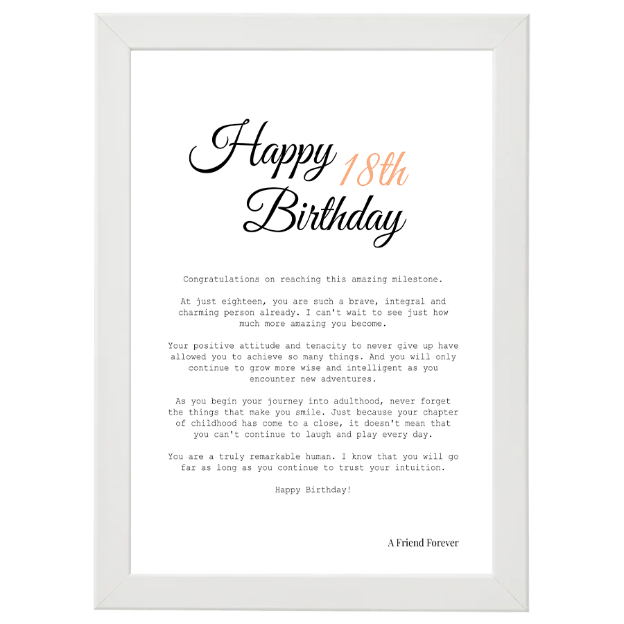 Birthday (18th)