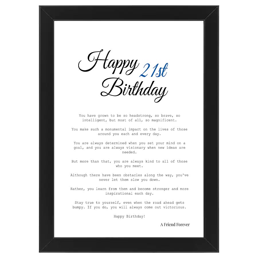 Birthday (21st)