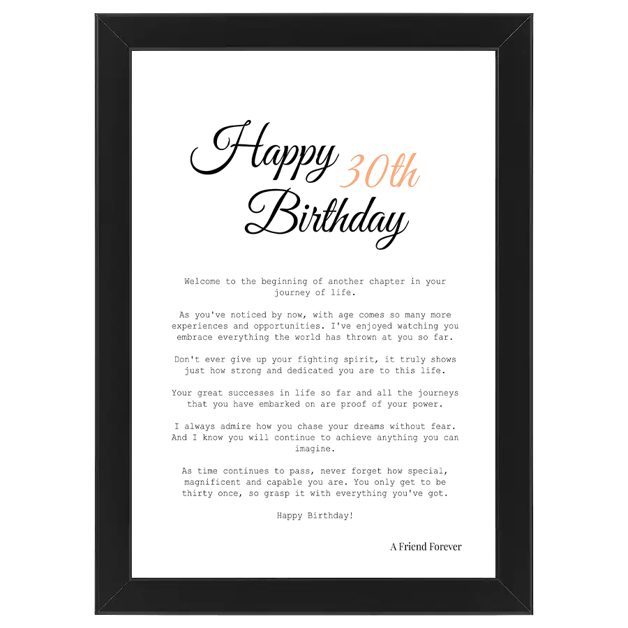 Birthday (30th)