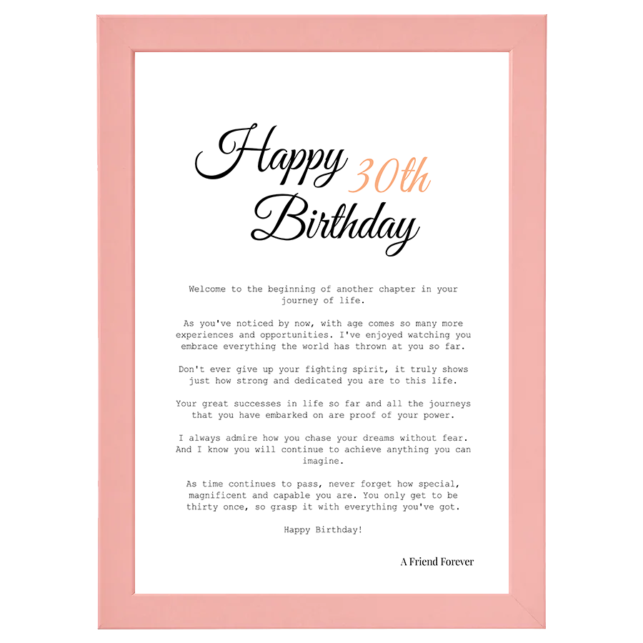Birthday (30th)