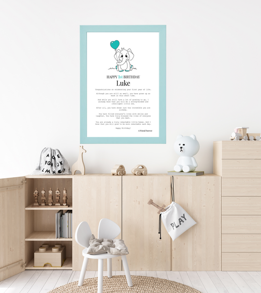 First Birthday (Boy - Personalised)