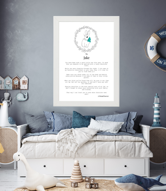 Letter from Easter Bunny (Boy - Personalised)