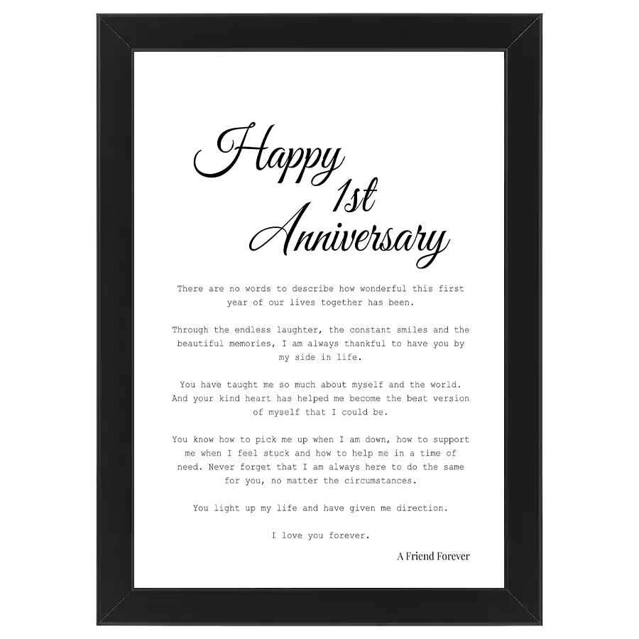 Wedding Anniversary (1st)