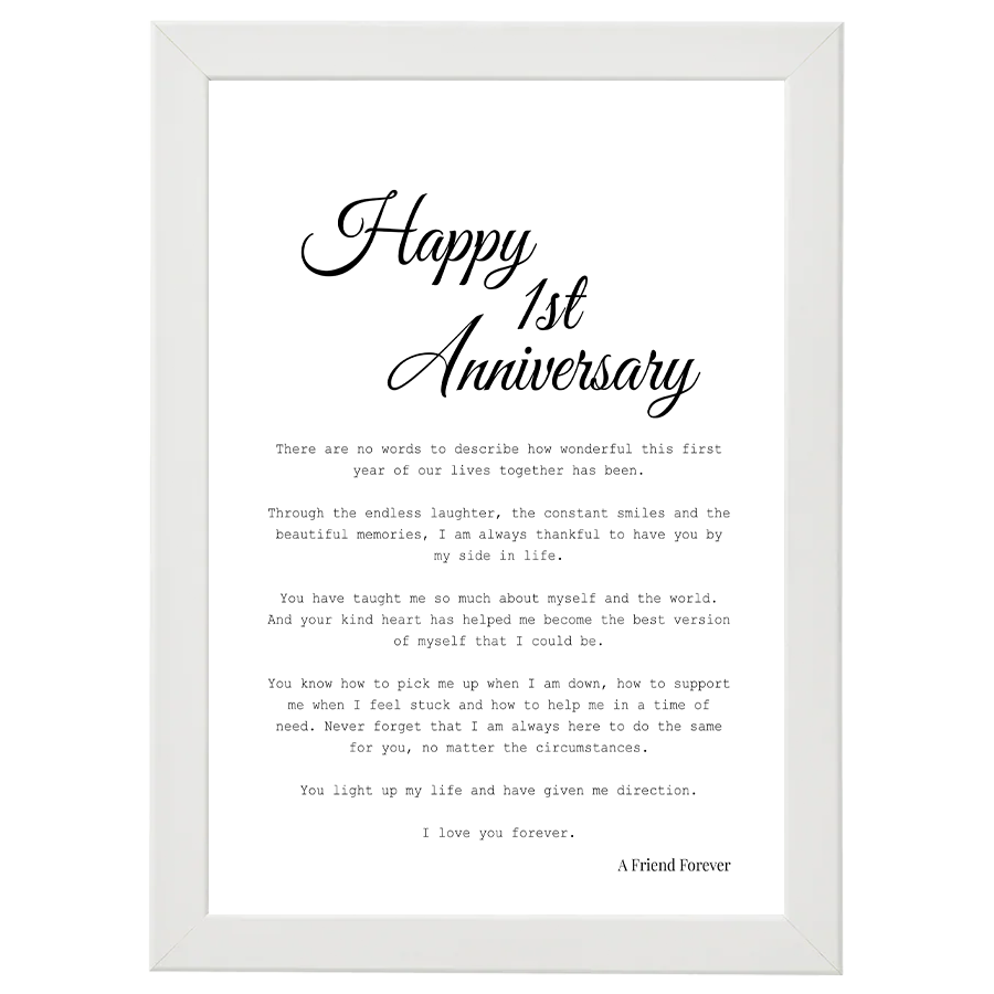 Wedding Anniversary (1st)