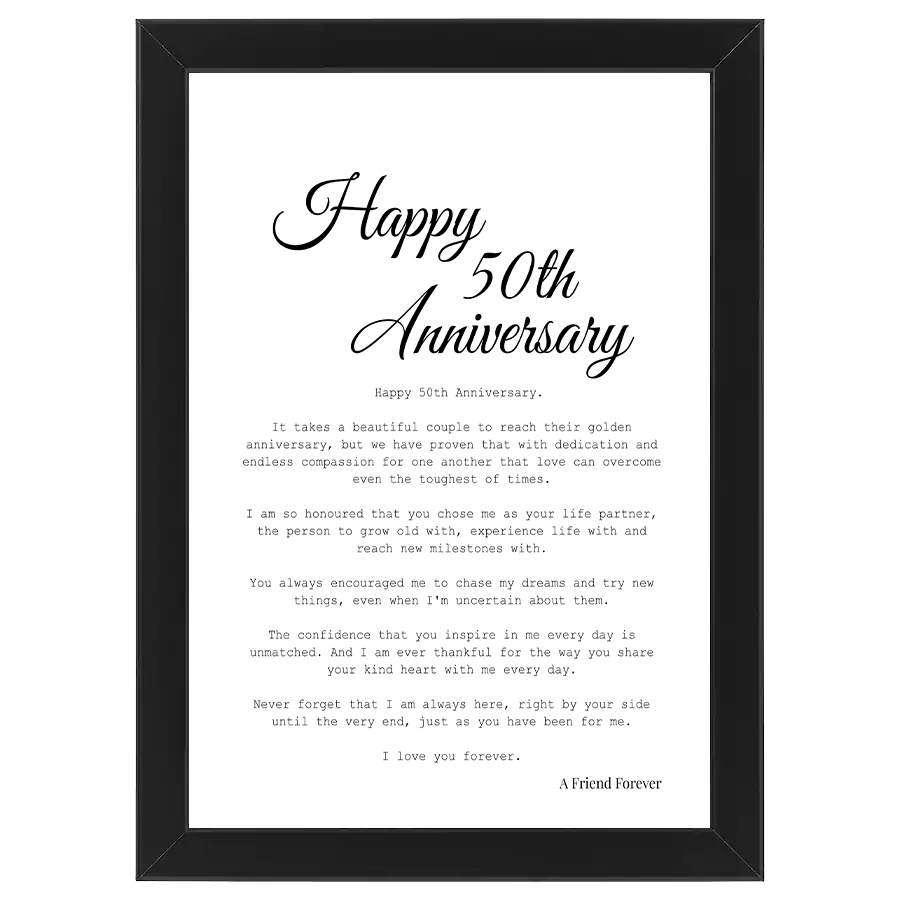 Wedding Anniversary (50th)