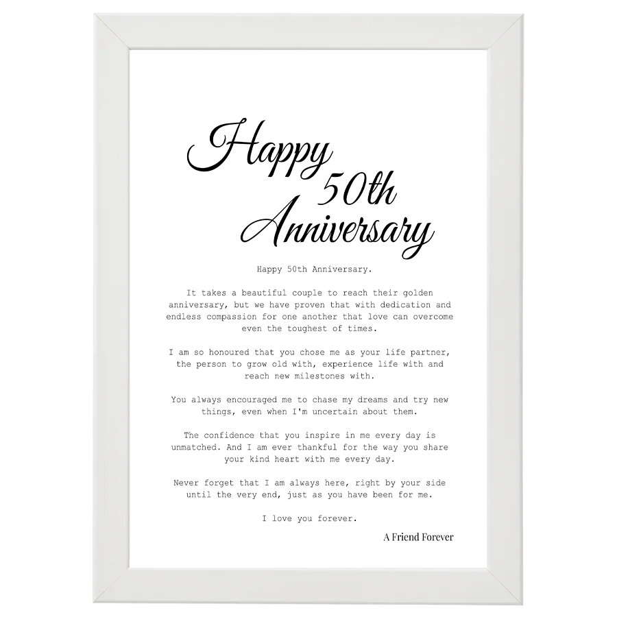 Wedding Anniversary (50th)