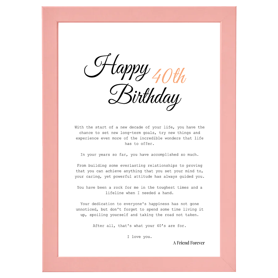 Birthday (40th)