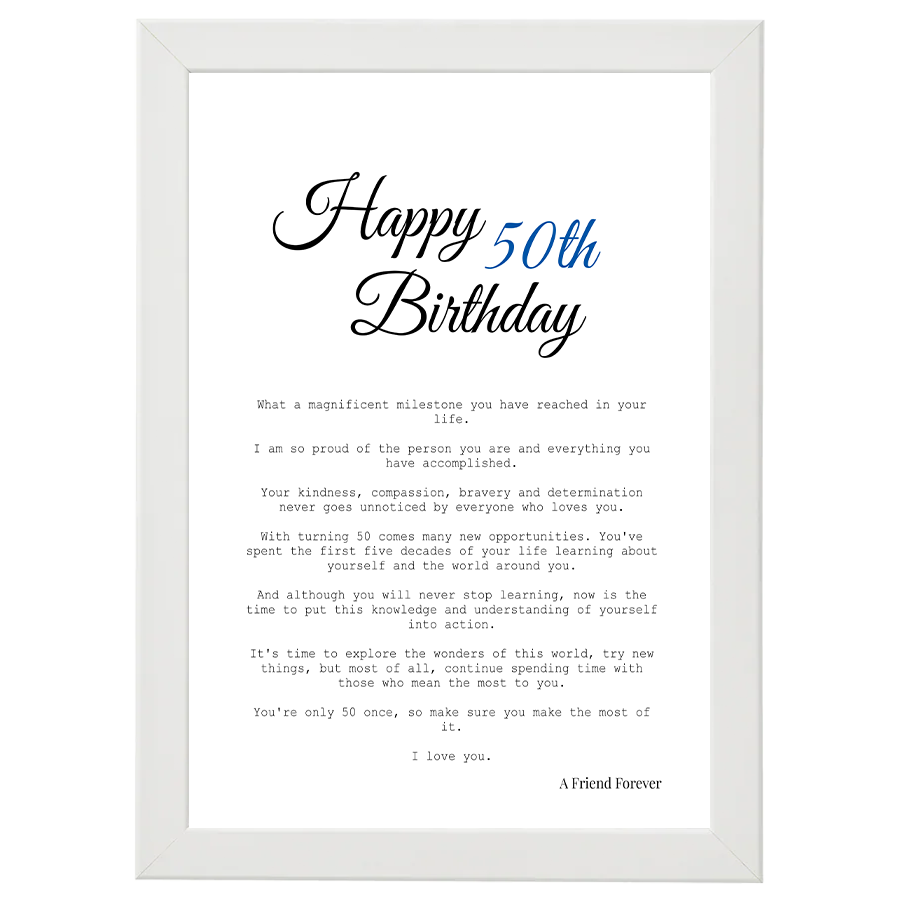 Birthday (50th)