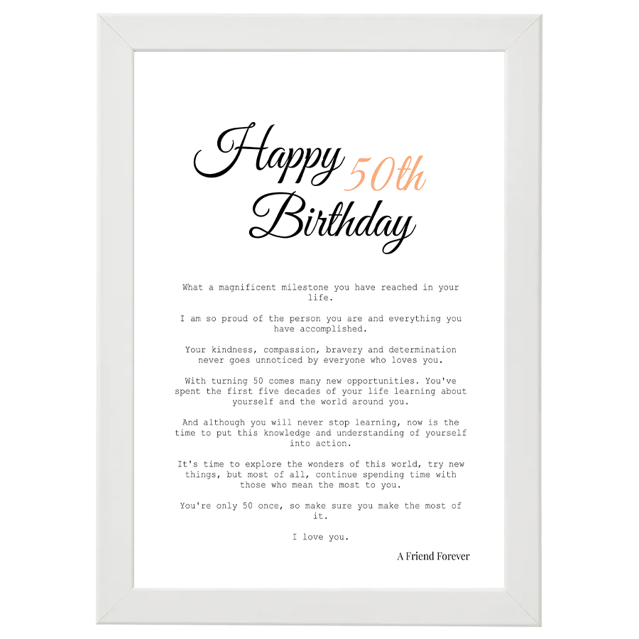 Birthday (50th)