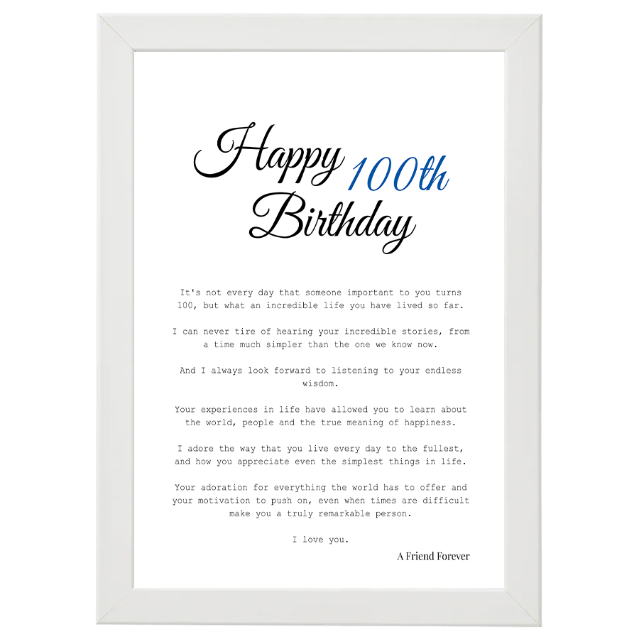 Birthday (100th)