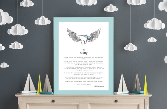 Tooth Fairy Letter (Boy - Personalised)