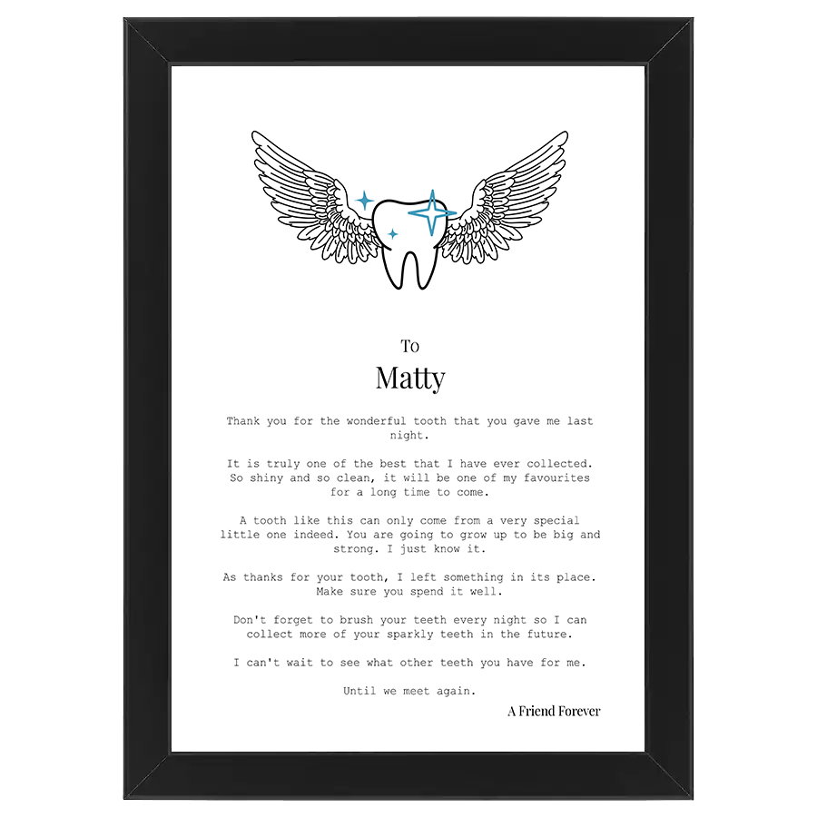 Tooth Fairy Letter (Boy - Personalised)