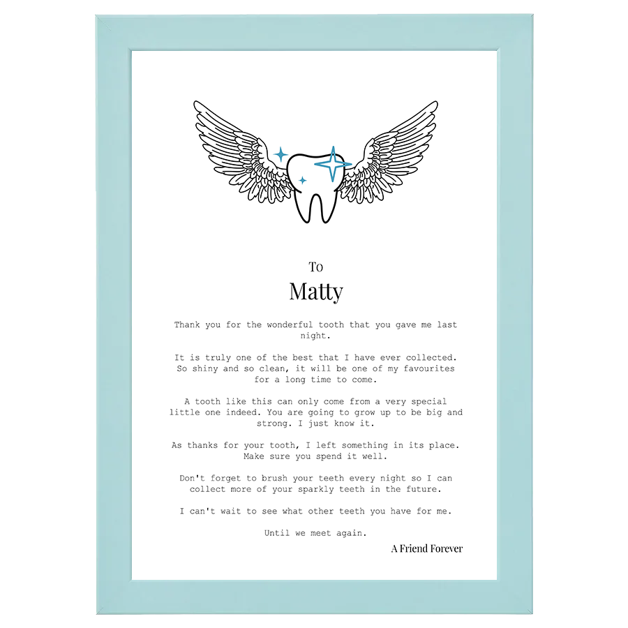 Tooth Fairy Letter (Boy - Personalised)