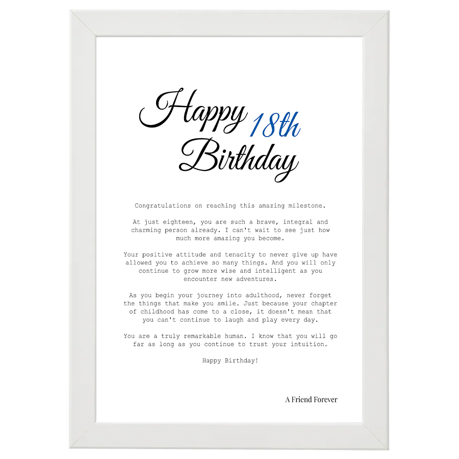 Birthday (18th)