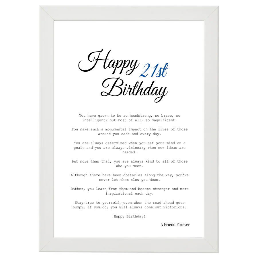 Birthday (21st)