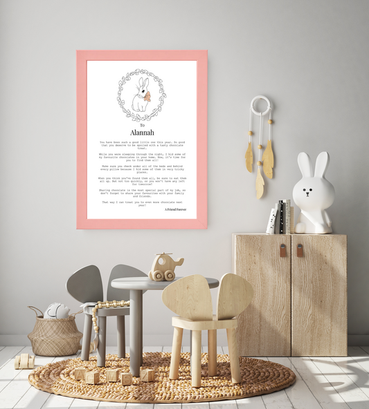 Letter from Easter Bunny (Girl - Personalised)