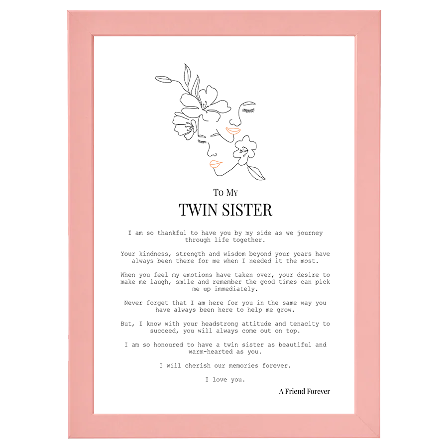 Twin Sister A Friend Forever